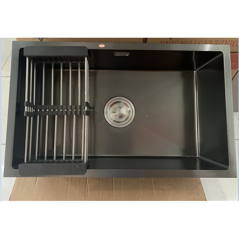 Chậu rửa bát inox phủ nano 1 hố Kagol KND7545 AB