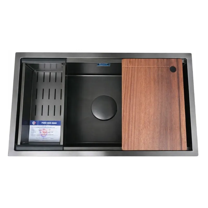 Chậu rửa bát inox phủ nano 1 hố Kagol KND8045 AB