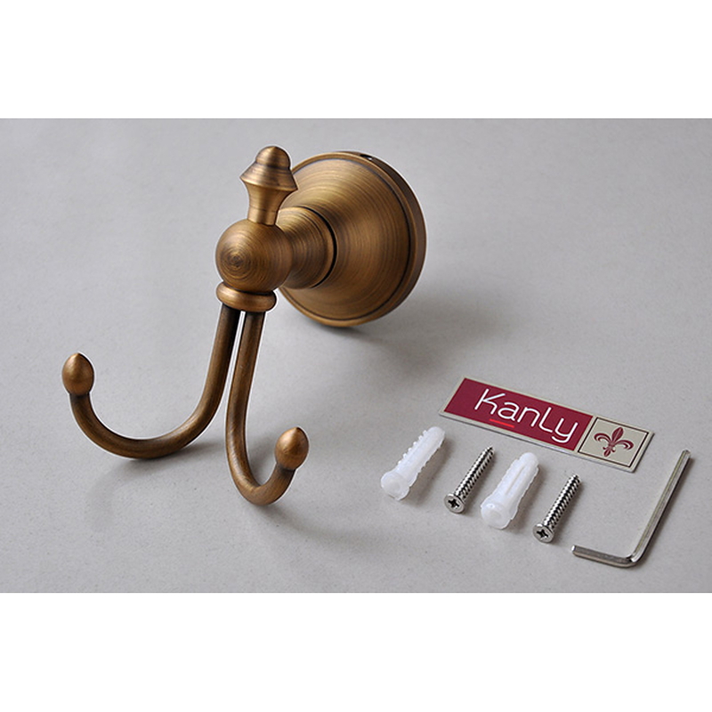 Móc treo áo bằng đồng Kanly GCK01U