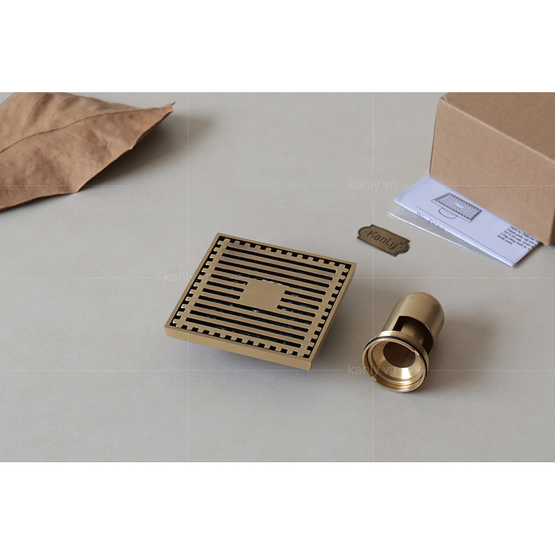 Phễu thoát sàn bằng đồng Kanly GCP11