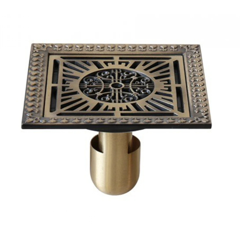 Phễu thoát sàn bằng đồng Kanly GCP22