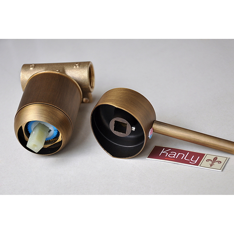 Sen tắm âm tường nóng lạnh bằng đồng Kanly GCS71