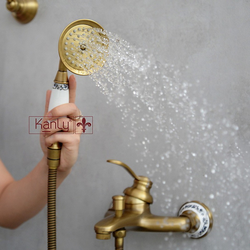 Sen tắm nóng lạnh bằng đồng Kanly GCS21
