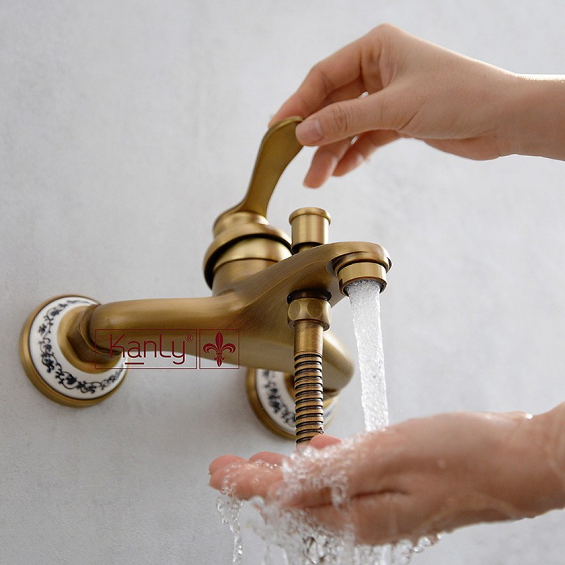 Sen tắm nóng lạnh bằng đồng Kanly GCS21