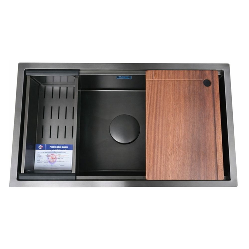 Chậu rửa bát inox phủ nano 1 hố Kagol KND8045 AB