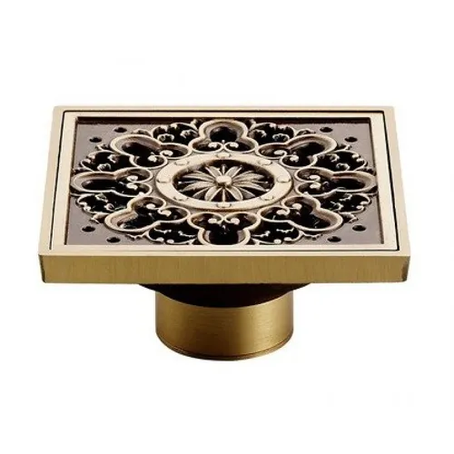 Phễu Thoát Sàn Hoa Văn Bằng Đồng KANLY GCP04