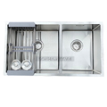 Chậu rửa bát 2 hố lệch inox 304 Kagol KA7843 Lệch