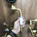 Sen tắm nóng lạnh bằng đồng Kanly GCS03