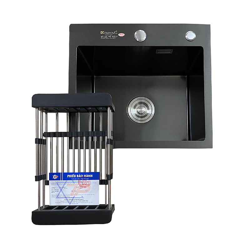 Chậu rửa bát inox phủ nano 1 hố Kagol KND4540