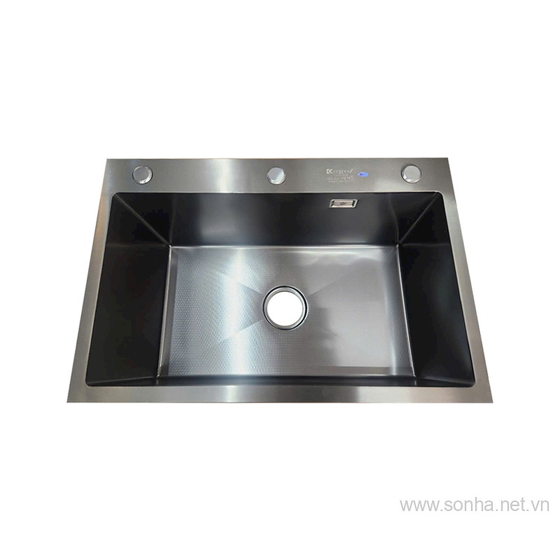 Chậu rửa bát inox phủ nano 1 hố Kagol KND8050