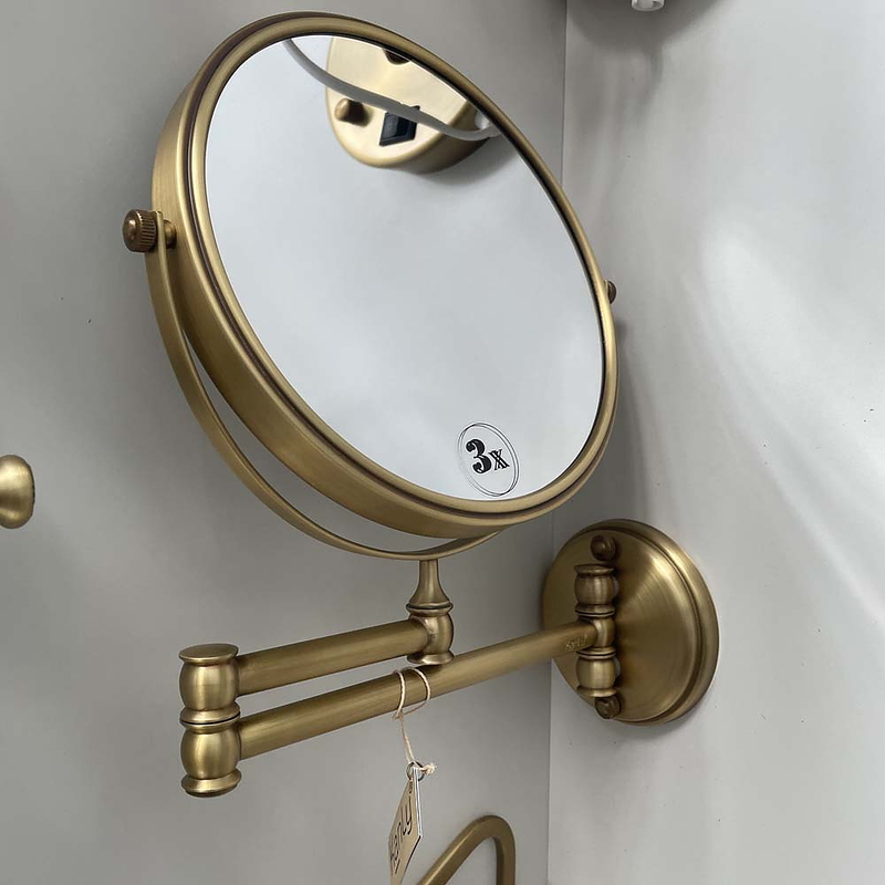 Gương gắn tường khung bằng đồng Kanly GCK18