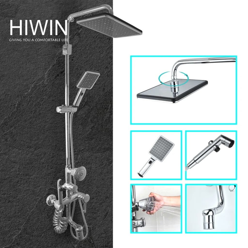 Vòi sen tắm cây đứng nóng lạnh Hiwin KF-111