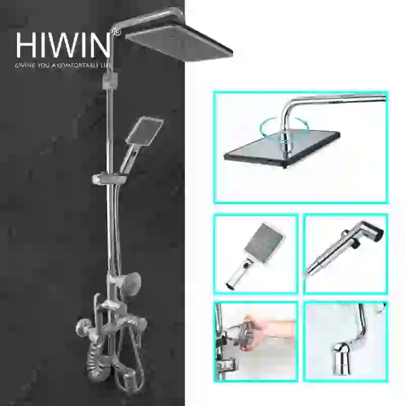 Vòi sen tắm cây đứng nóng lạnh Hiwin KF-111