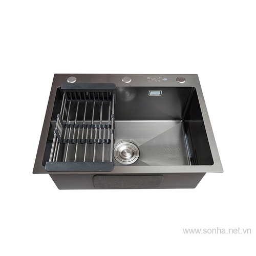 Chậu rửa bát inox phủ nano 1 hố Kagol KND6845