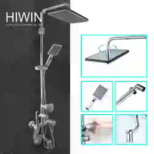 Vòi sen tắm cây đứng nóng lạnh Hiwin KF-111