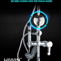 Vòi sen tắm cây đứng nóng lạnh Hiwin KF-111