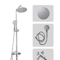 Vòi sen tắm cây đứng nóng lạnh Hiwin KF-117
