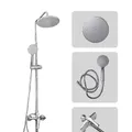 Vòi sen tắm cây đứng nóng lạnh Hiwin KF-117