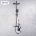 Vòi sen tắm cây đứng nóng lạnh màu đen Hiwin KF-142H