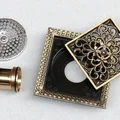 Phễu Thoát Sàn Hoa Văn Bằng Đồng Kanly GCP21