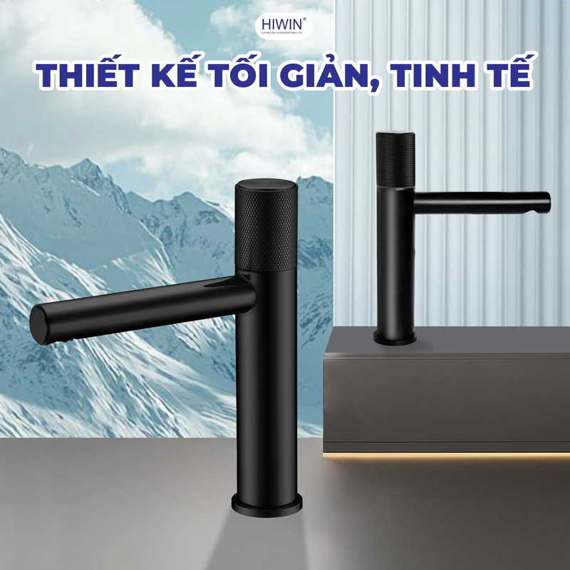 Vòi chậu rửa mặt nóng lạnh HIWIN KF-1315