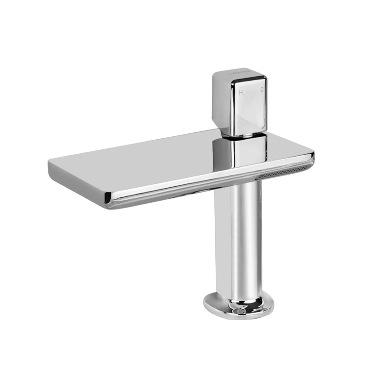Vòi chậu rửa mặt nóng lạnh tích hợp để đồ HIWIN KF-1317