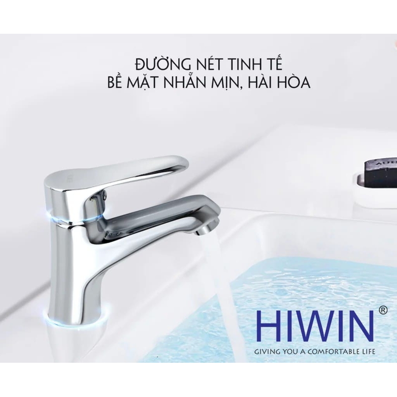 Vòi chậu rửa mặt nóng lạnh HIWIN KF-2111