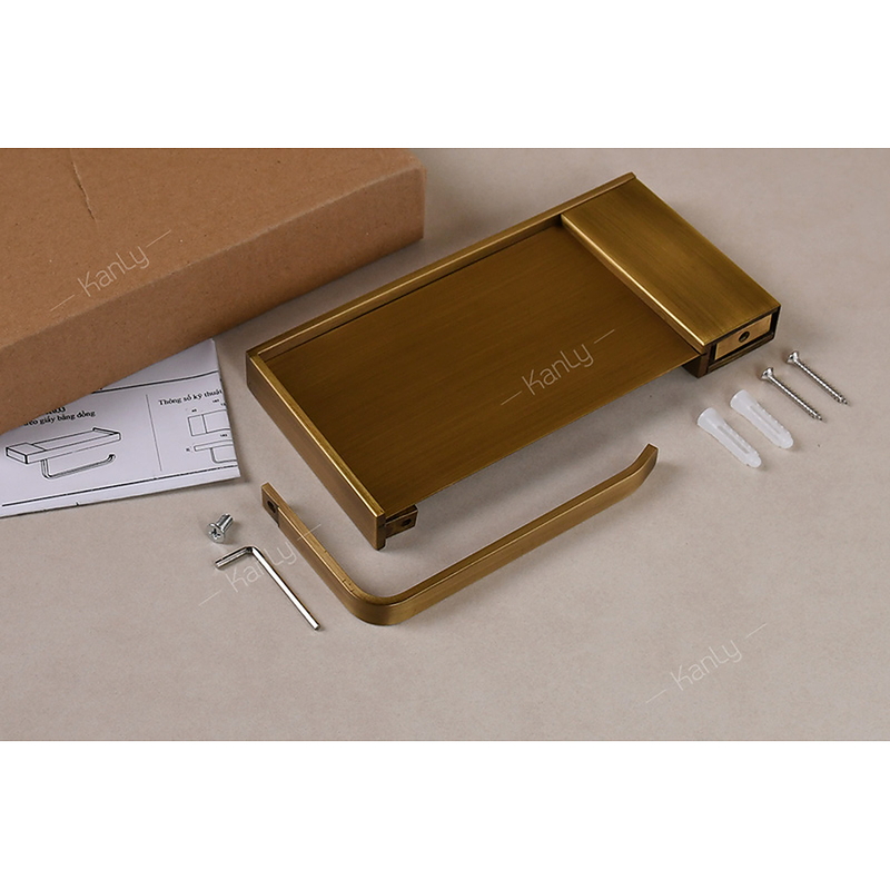 Móc giấy vệ sinh bằng đồng Kanly GCK33
