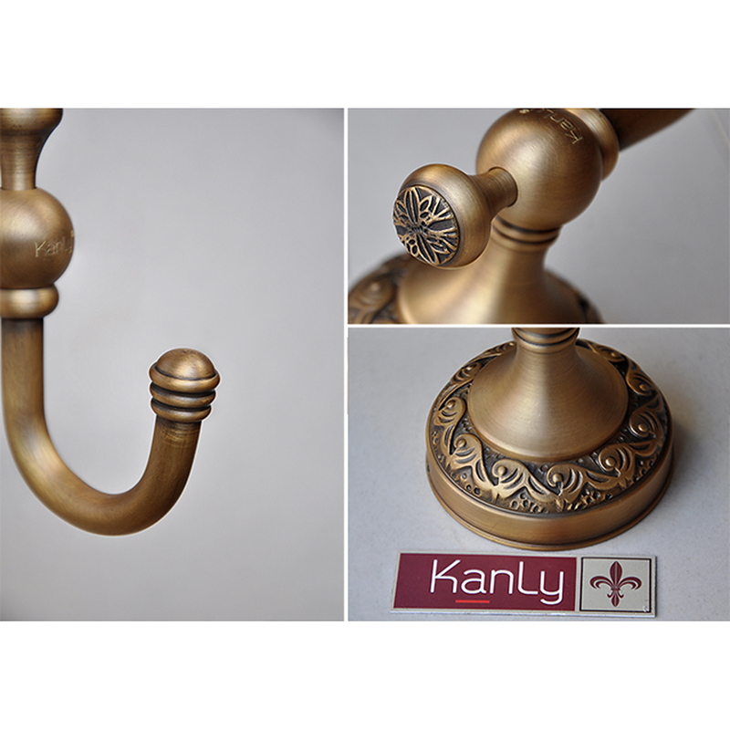 Móc treo áo bằng đồng Kanly GCH01N