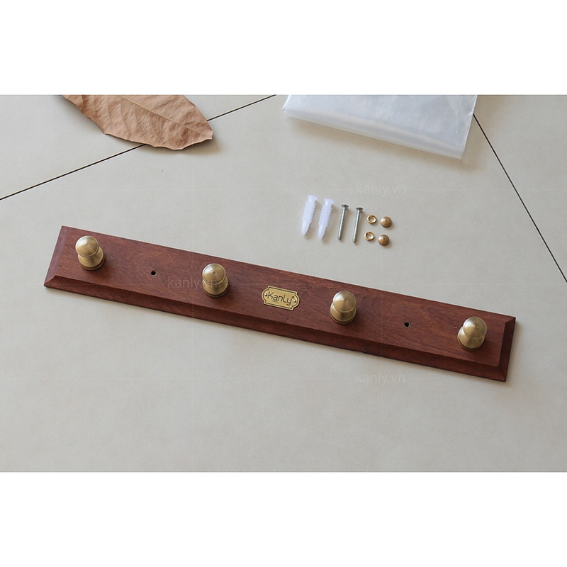 Móc treo áo bằng gỗ Kanly GCG20A