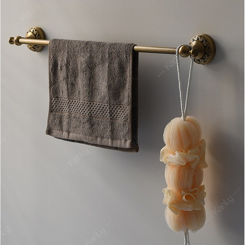 Thanh vắt khăn bằng đồng kiểu cổ Kanly GCK11