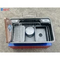 Chậu rửa bát inox phủ nano 1 hố Kagol KND7848N