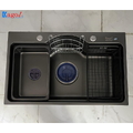 Chậu rửa bát inox phủ nano 1 hố Kagol KND7848N