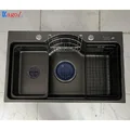 Chậu rửa bát inox phủ nano 1 hố Kagol KND7848N