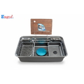Chậu rửa bát inox phủ nano 1 hố Kagol KND7848N