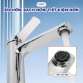 Vòi chậu rửa mặt nóng lạnh HIWIN KF-2101