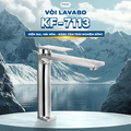 Vòi chậu rửa mặt nóng lạnh thân cao HIWIN KF-7113 