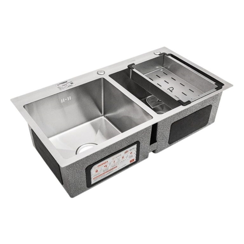 Chậu rửa bát Hanmade 2 hố cân Picenza HM 8245-616