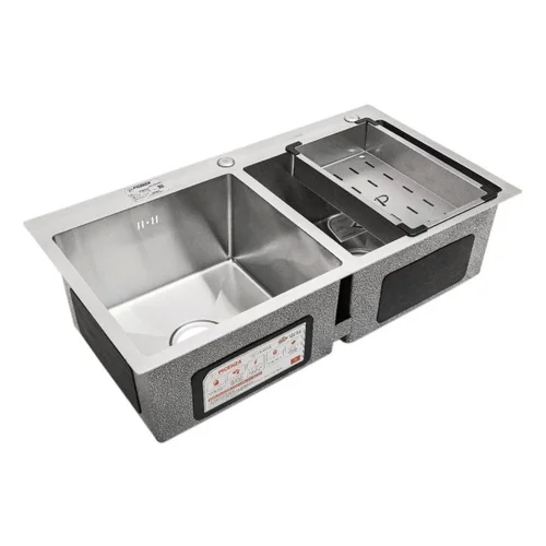Chậu rửa bát Hanmade 2 hố cân Picenza HM 8245-616