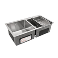 Chậu rửa bát inox 304 2 hố lệch Picenza HM 8245-615