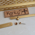 Kệ 2 tầng để đồ bằng đồng Kanly GCK30D