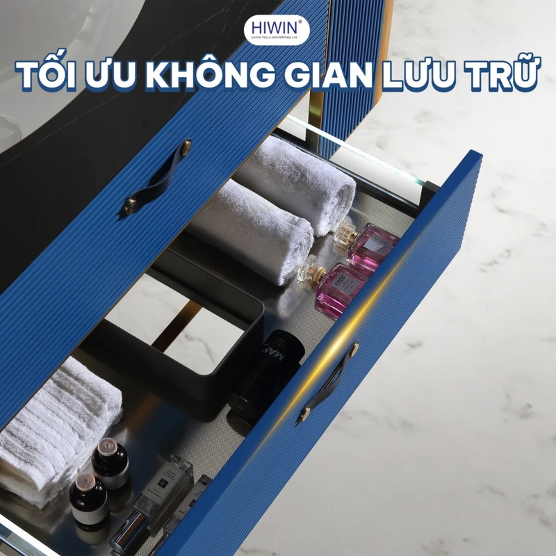 Bộ tủ chậu lavabo cao cấp Hiwin C-2212