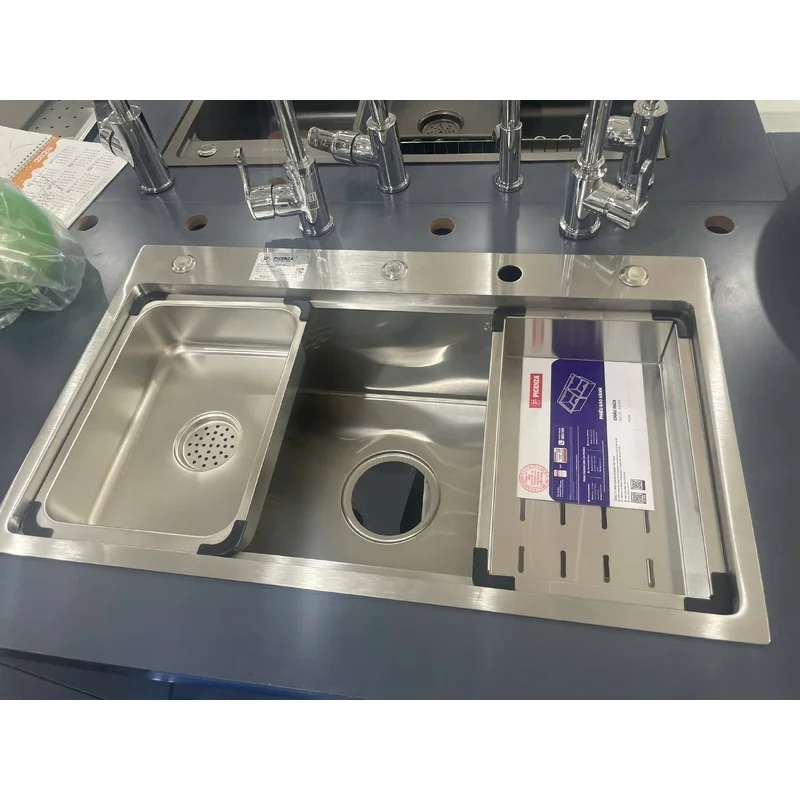 Chậu Handmade 1 hố Picenza HMHB 7646