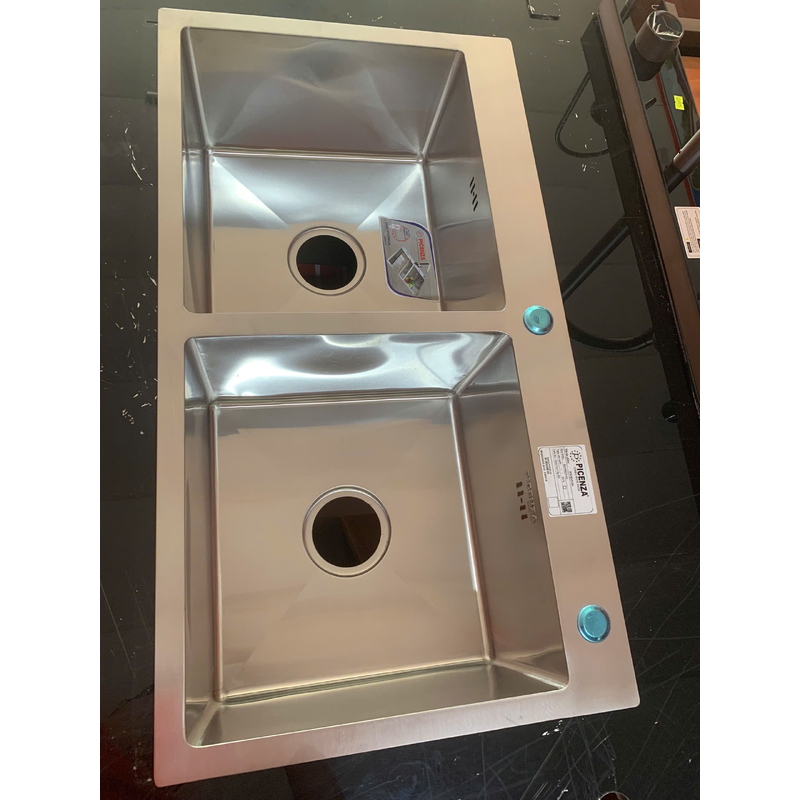 Chậu rửa bát Hanmade 2 hố cân Picenza HM 8245-616