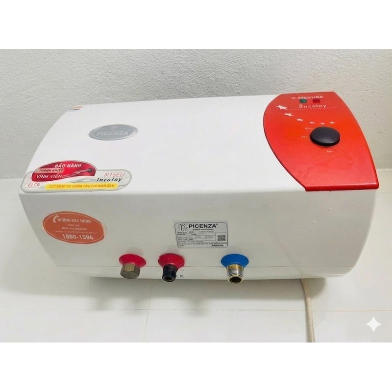 Bình nước nóng 15L nằm ngang Picenza N15EU