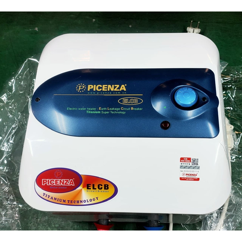 Bình nước nóng 10L vuông Picenza S10E