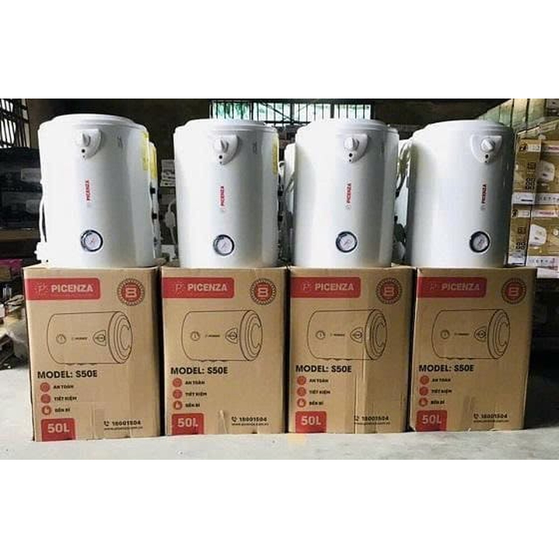 Bình nước nóng 50L nằm ngang Picenza S50E