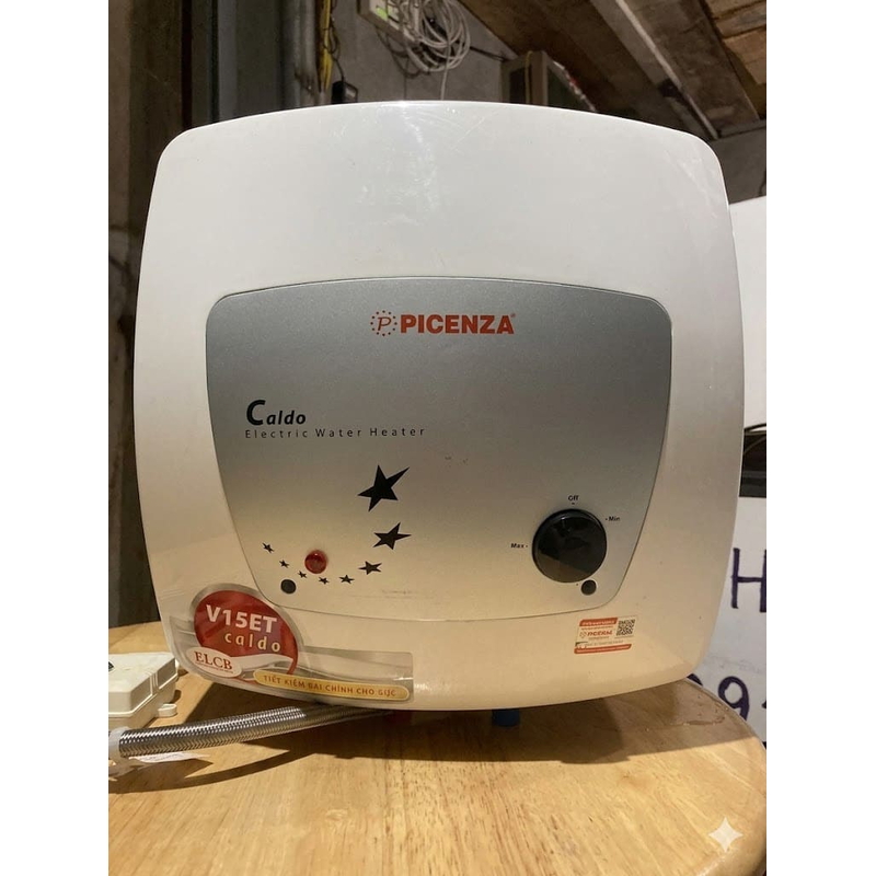 Bình nước nóng vuông 15L Picenza V15ET