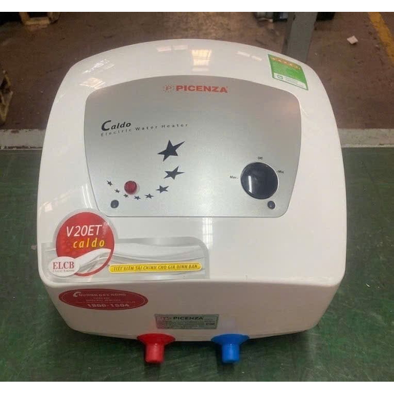 Bình nước nóng 20L vuông Picenza V20ET