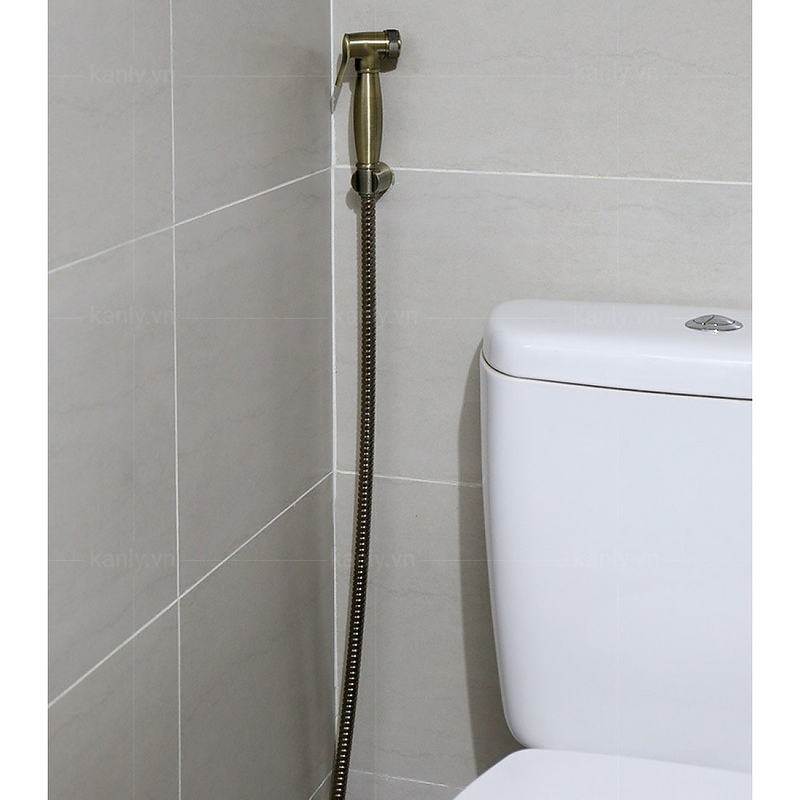 Vòi xịt Toilet bằng đồng cổ điển Kanly GCK22A